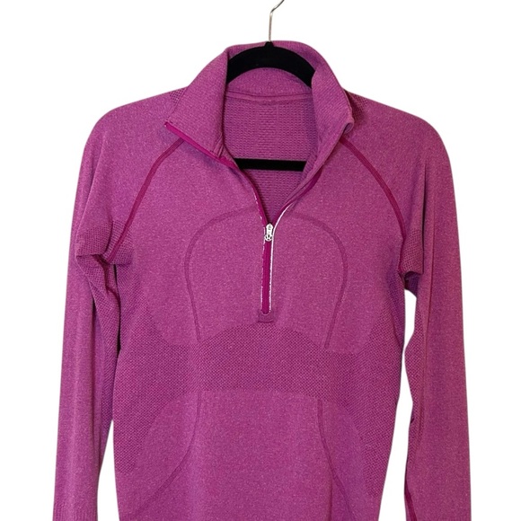 Lululemon Run: Swiftly Tech 1/2 Zip- Ultra Violet- Size 6 - Picture 3 of 15